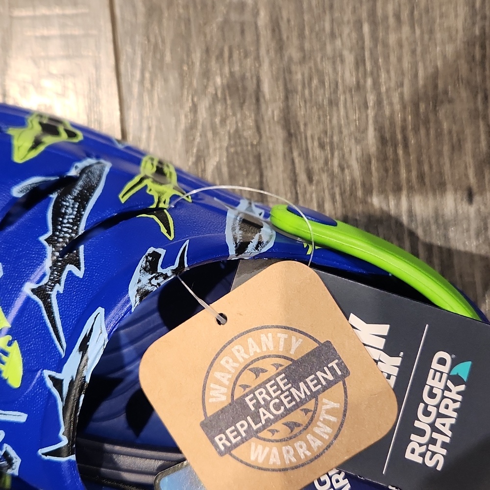 NWT Rugged Shark Discover Shark Week Kid's Sz 1 Sandals - Picture 5 of 9